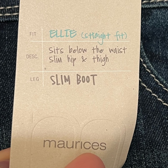 NWT Maurice’s Women’s Elite Straight Fit. Slim Boot. - Picture 2 of 4